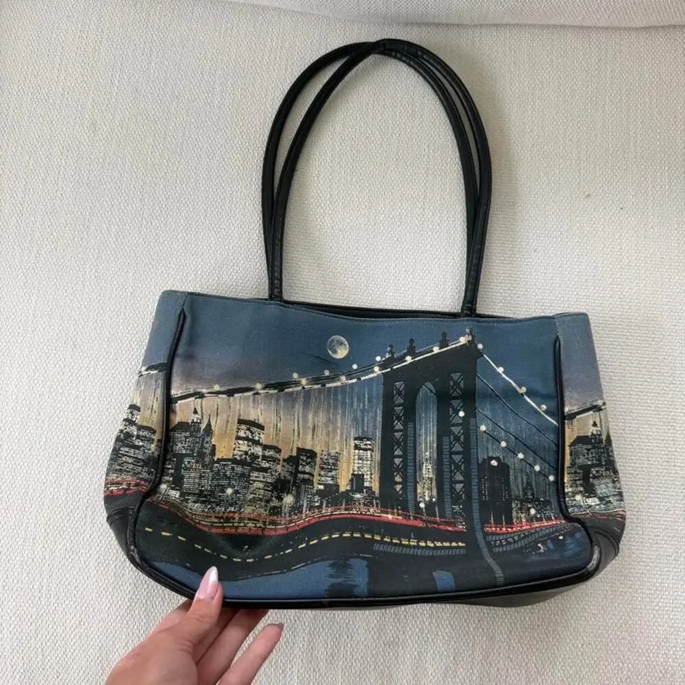 New york city beaddd handbag